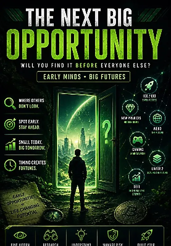 Cover frame for the reel about finding early stage crypto projects.