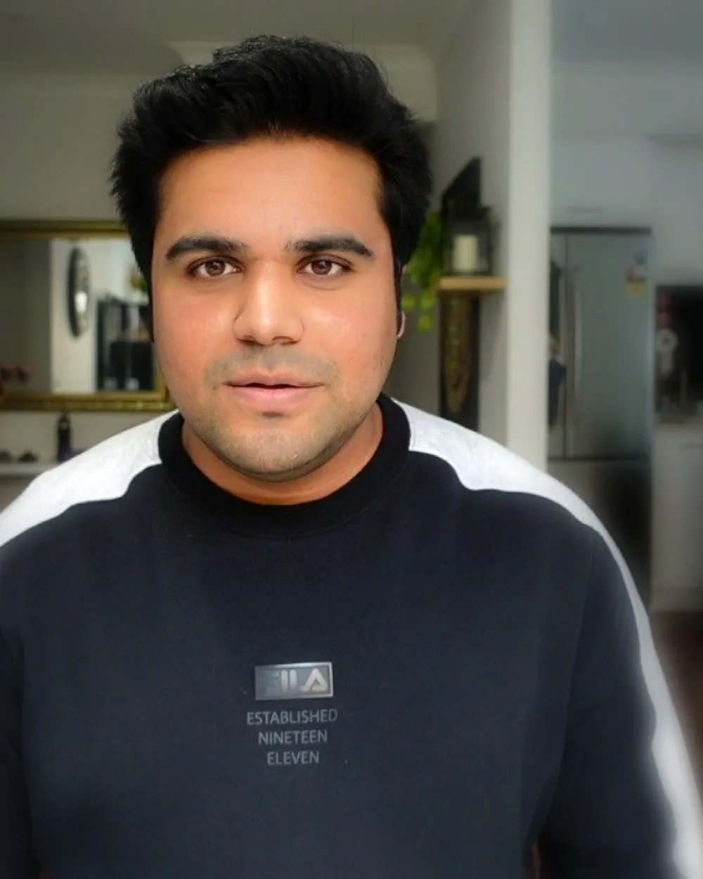 Portrait of Salman Rasheed.